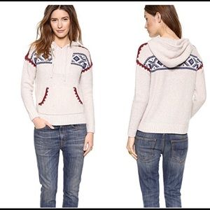 Madewell Fair Island hoodie sweater size S